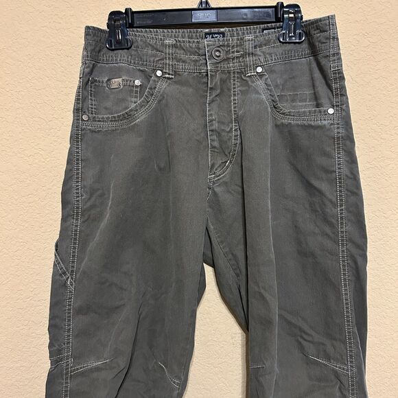 Kuhl Revolvr Pants Mens 30x32 Gray Cotton Stretch Outdoor Hiking Workwear - Picture 4 of 10